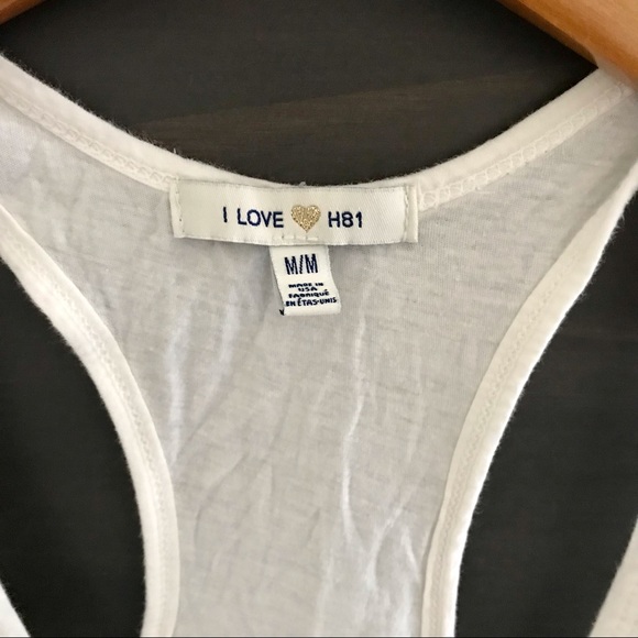 I Love H81 Panda Racerback Tank Top - Picture 3 of 3